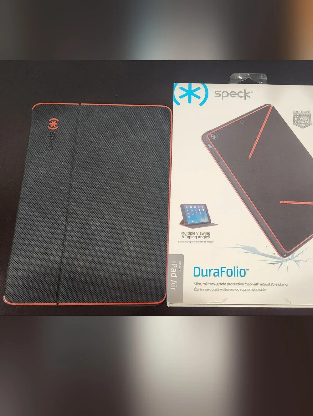Speck Red & Black iPad AIR Case cover